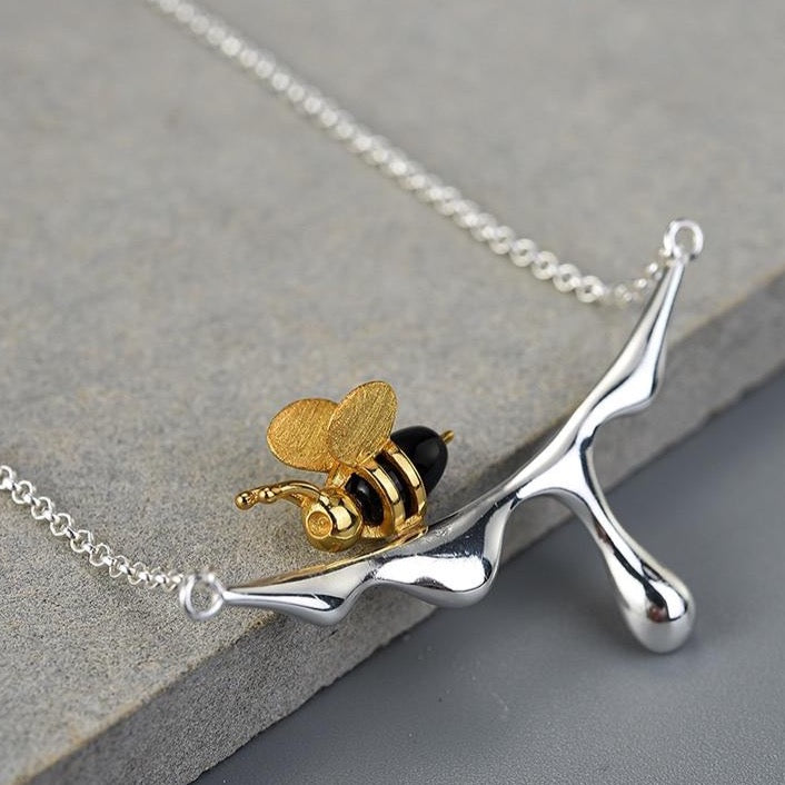 Dripping Honey Pendant Necklace - Boutique Bristol