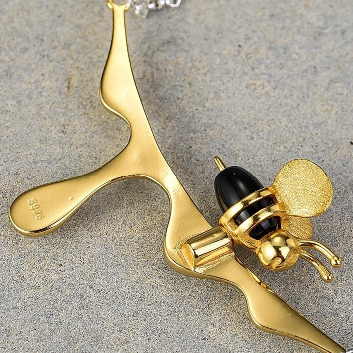 Dripping Honey Pendant Necklace - Boutique Bristol